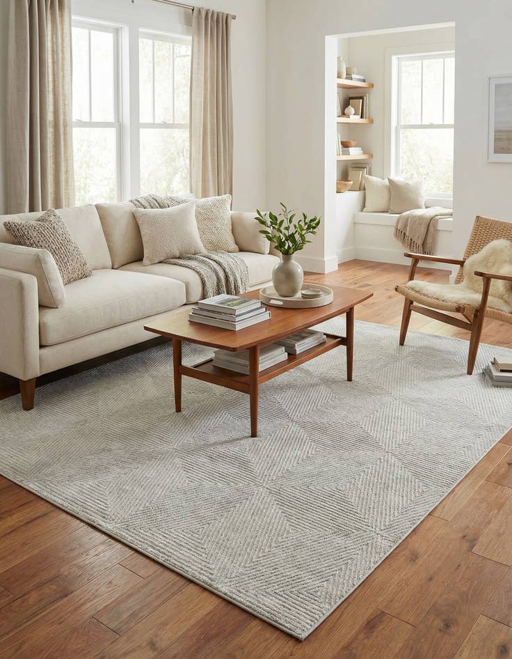 Detail image of  7' 10 x 10'  Washable Sabrina Soto Indoor / Outdoor Rug