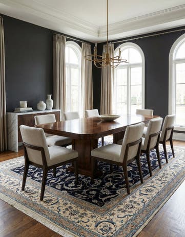 8' 1 x 8' 3 Hand Knotted Nain Rug
