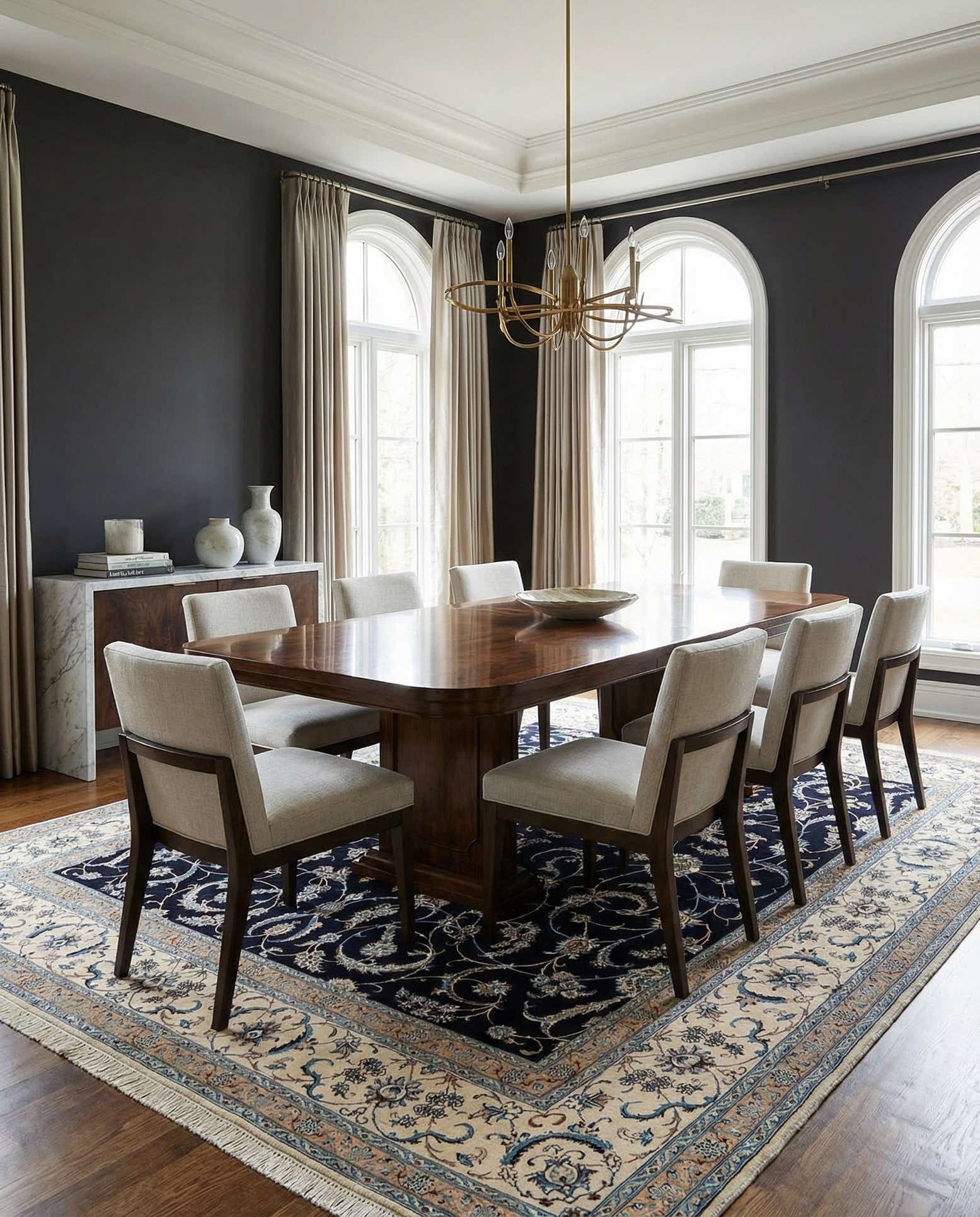 8' 1 x 8' 3 Hand Knotted Nain Rug