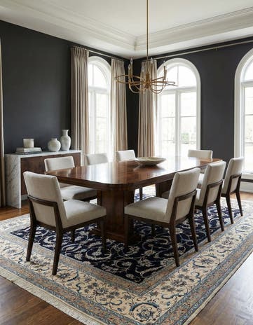 8' 1 x 8' 3 Hand Knotted Nain Rug