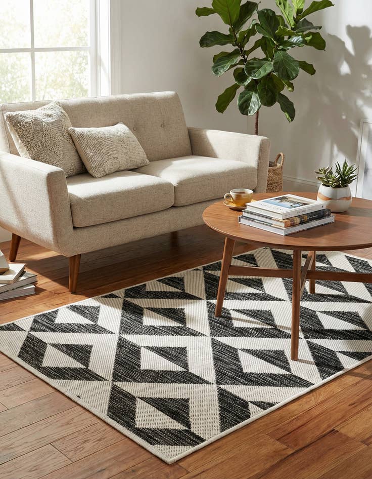 Detail image of 2' x 3'  Washable Jill Zarin Napa Indoor / Outdoor Rug