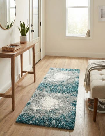 2' x 6' Soft Touch Shag Runner Rug