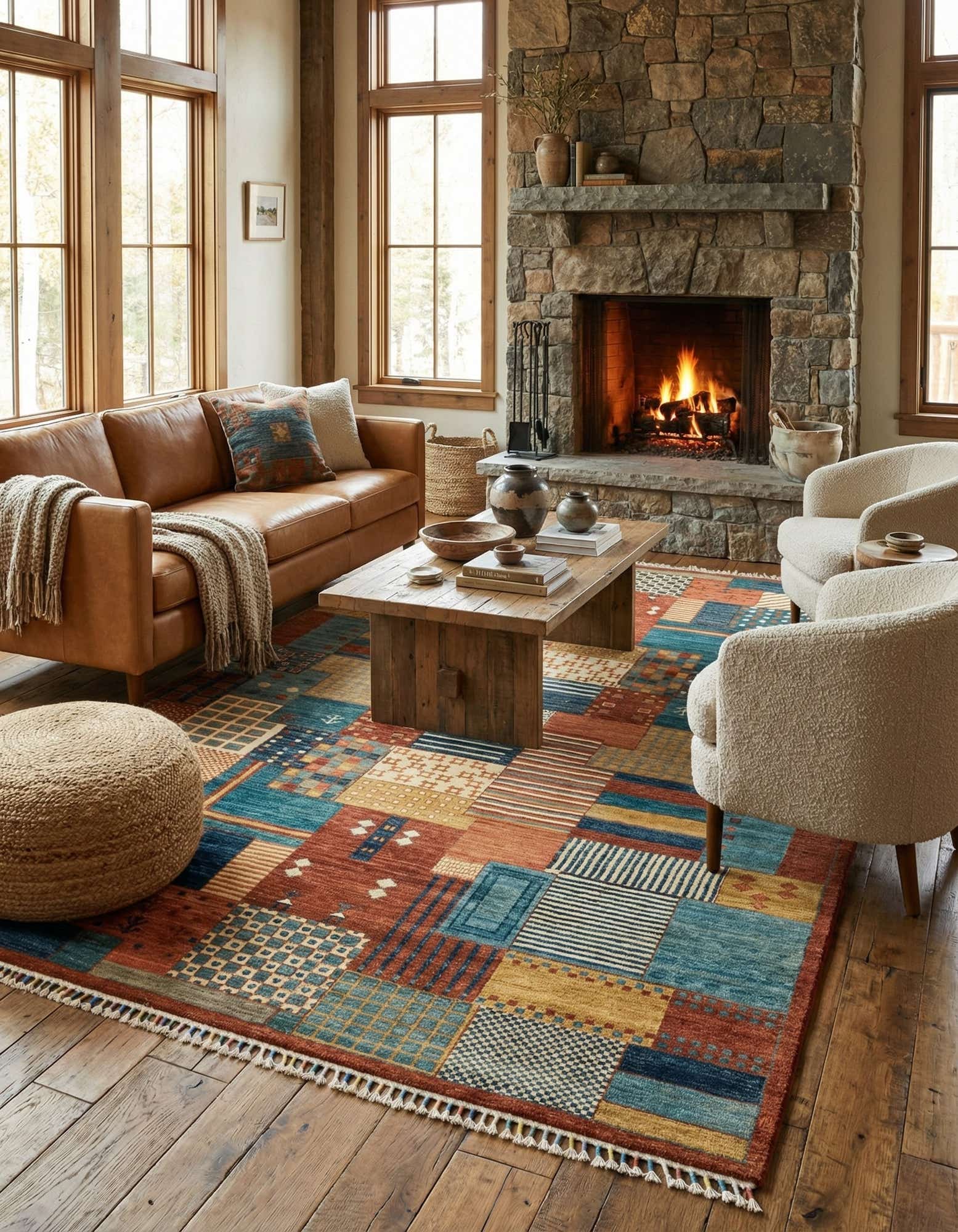 6' 8 x 9' 10 Hand Knotted Ariana Ziegler Rug