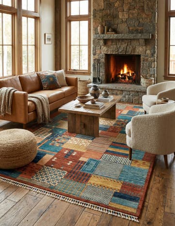 6' 8 x 9' 10 Hand Knotted Ariana Ziegler Rug