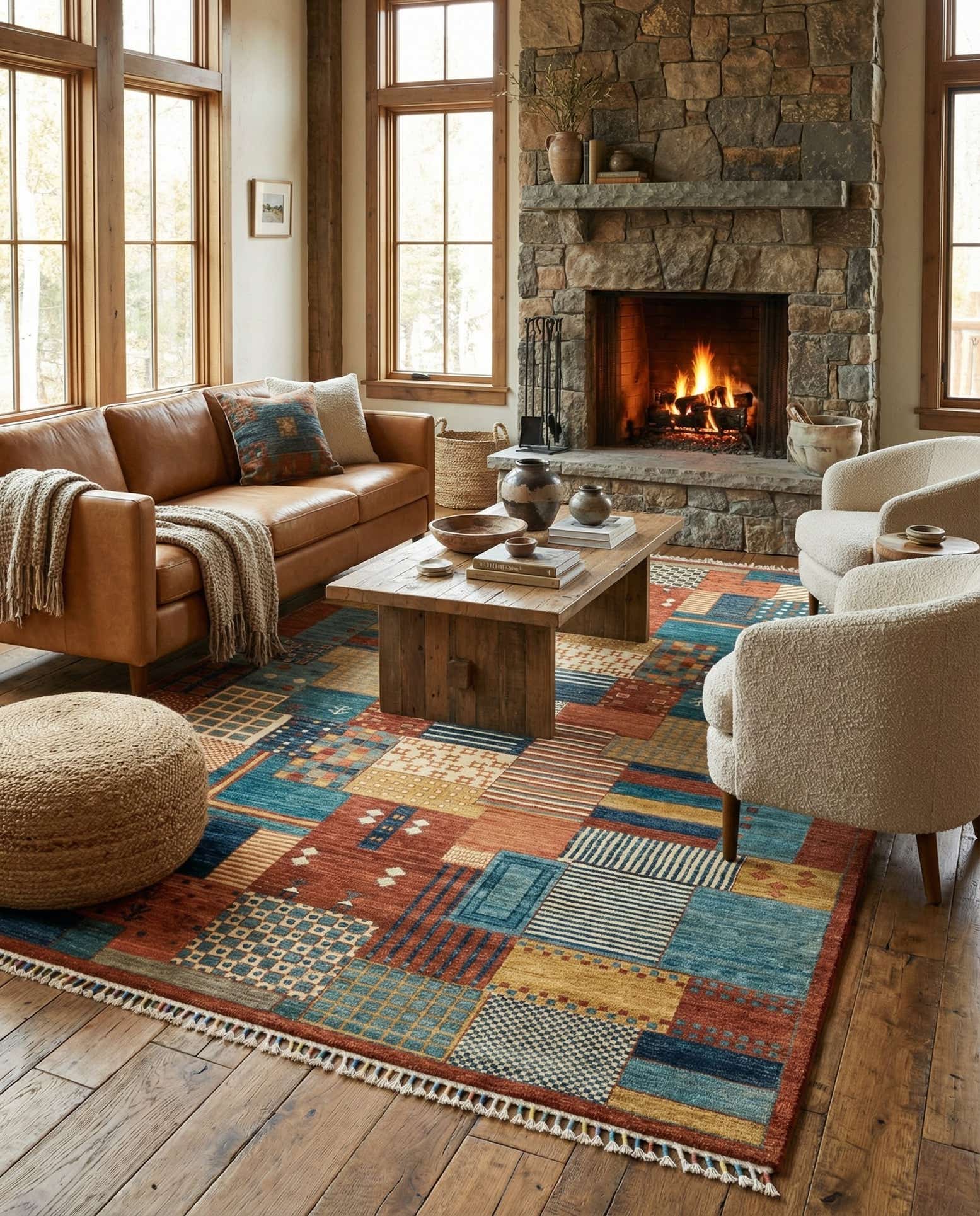 6' 8 x 9' 10 Hand Knotted Ariana Ziegler Rug