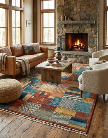 6' 8 x 9' 10 Hand Knotted Ariana Ziegler Rug
