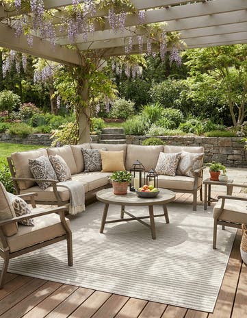 9' x 12' Easy-Clean Sabrina Soto Indoor / Outdoor Rug