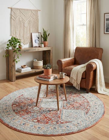 4' x 4' Newport Round Rug