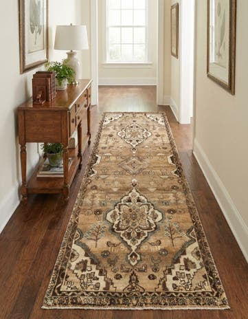 3' 3 x 9' 4 Hamedan Runner Rug