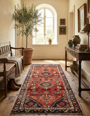 3' 2 x 6' 8 Hamedan Runner Rug