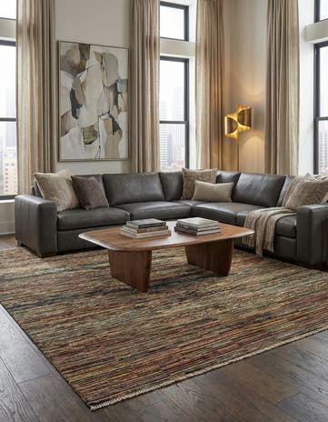 5' 5 x 7' 9 Hand Knotted Modern Ziegler Wool Rug
