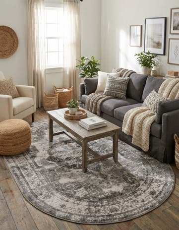 5' 3 x 8' Monte Carlo Oval Rug