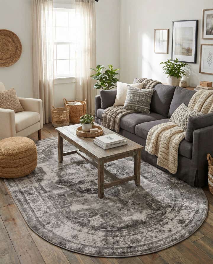 5' 3 x 8' Monte Carlo Oval Rug