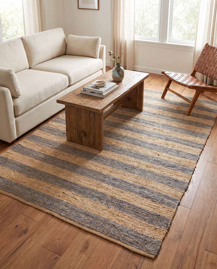 155cm x 245cm Handgefertigt Braided Jute Teppich