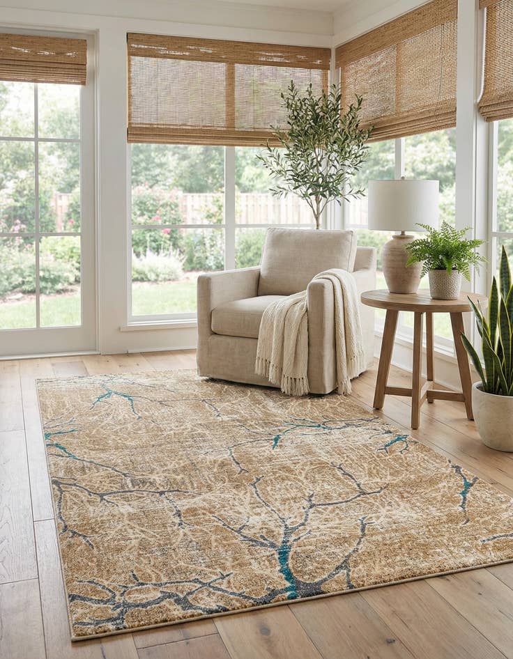 Detail image of 5' x 8' Aria Rug