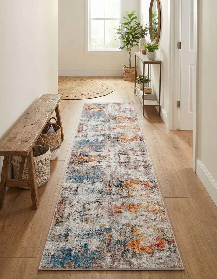 Detail image of 2' 7 x 13' Prism Runner Rug