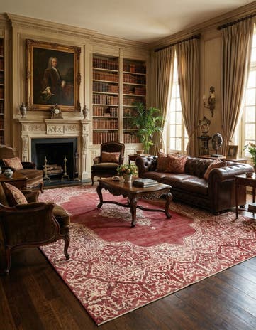 9' 3 x 11' 10 Vintage Royal Wool Rug