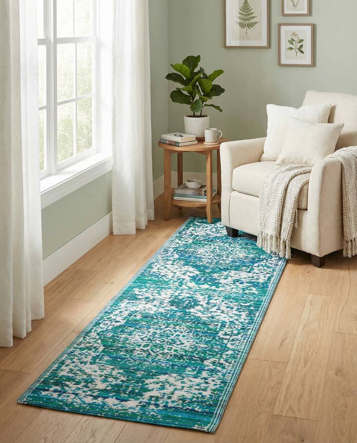 Detail image of 2' x 6' Easy-Clean Vista Breeze Indoor / Outdoor Runner Rug