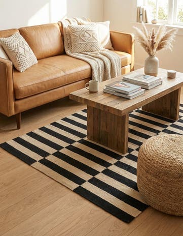 3' 2 x 5' 10 Hand Woven Kilim Modern Wool Rug