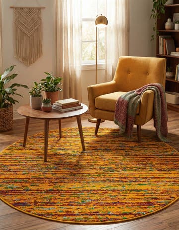 4' x 4' Calypso Round Rug