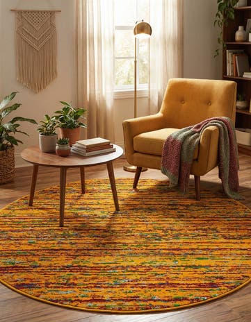 4' x 4' Calypso Round Rug