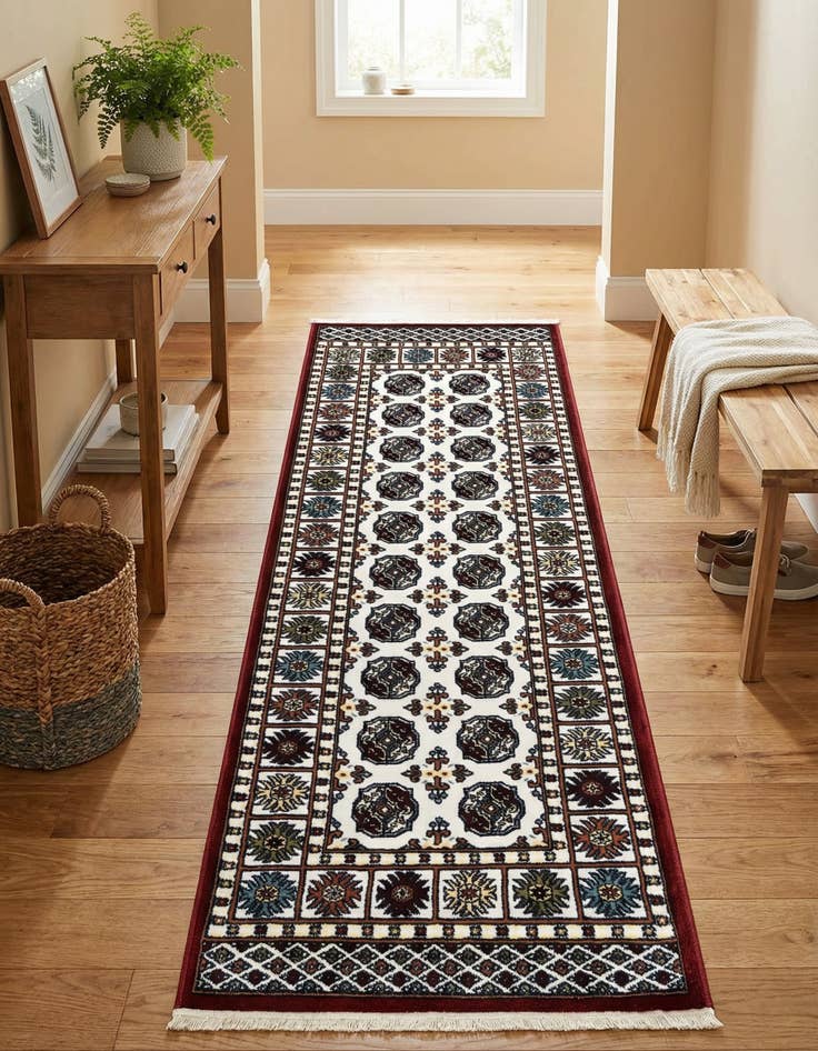 Detail image of 2' x 6' Nain Design Runner Rug