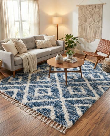  8' x 8' Athena Shag Square Rug