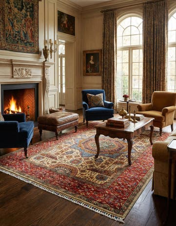 5' 7 x 8' 4 Amina Wool Rug