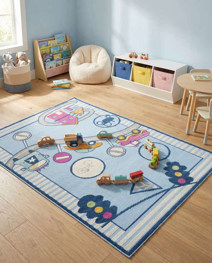 5' 3 x 7' 7 Easy-Clean Indoor / Outdoor Rug