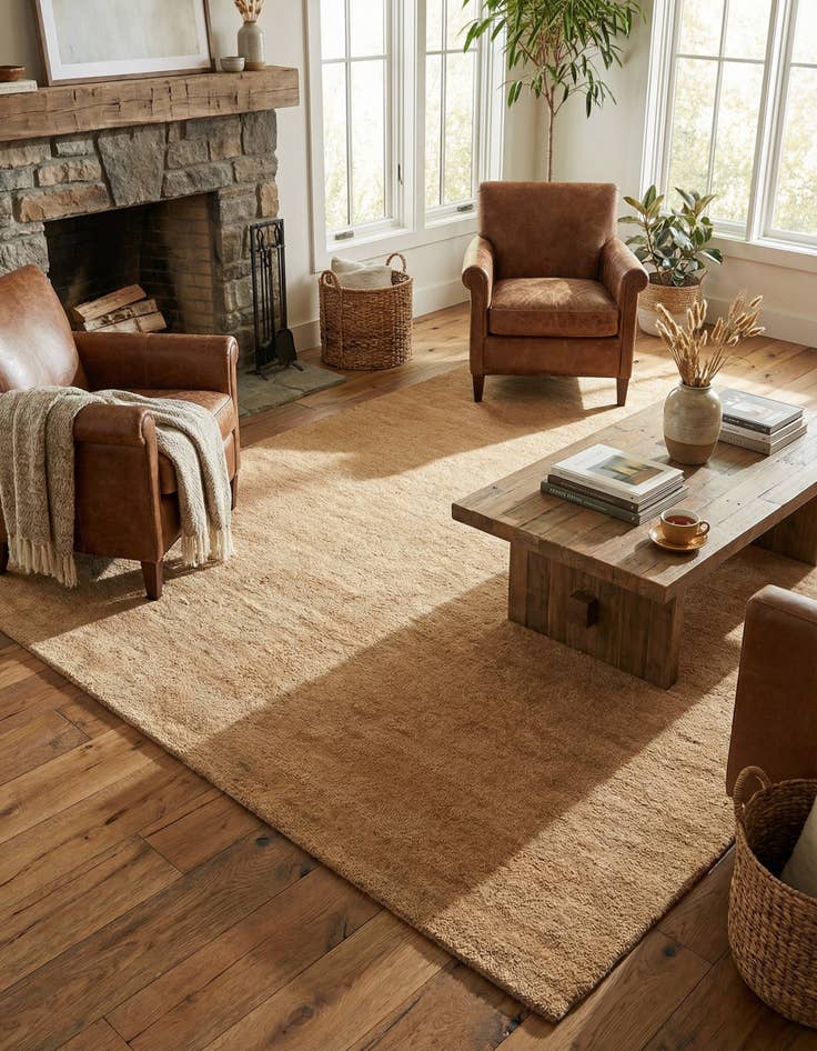 Detail image of 4' 10 x 6' 5  Hand Knotted Kashkuli Gabbeh Wool Rug