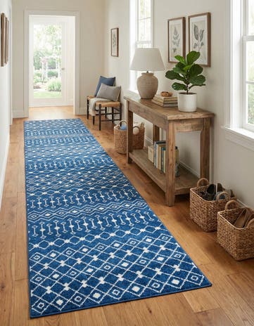 3' 3 x 16' 5 Moroccan Trellis Runner Rug