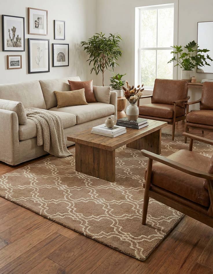 Detail image of 5' x 8' Luna Wool Rug