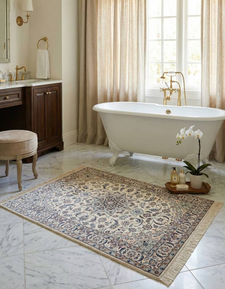 Detail image of 3' 3 x 4' 9 Nain Rug