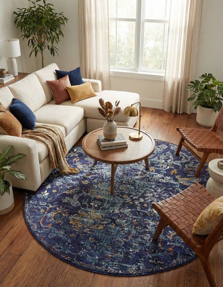 Detail image of 8' x 8' Lexington Round Rug