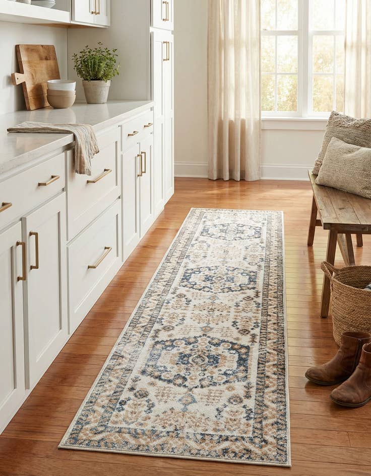 Detail image of  2' 7 x 12' Oxford Runner Rug