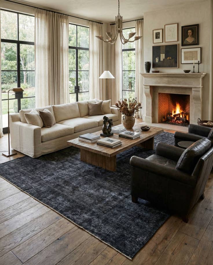 Detail image of 9' 2 x 12' Hand Knotted Ultra Vintage Persian Wool Rug