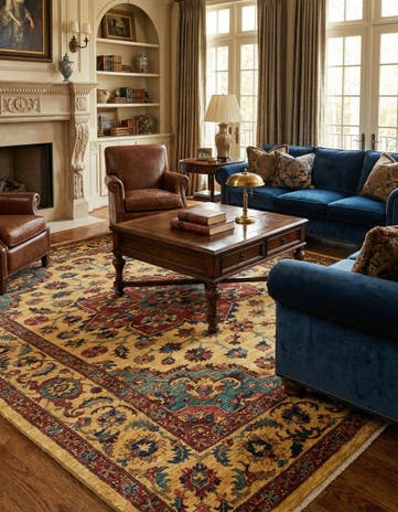 7' 3 x 10' Hand Knotted Ariana Ziegler Rug