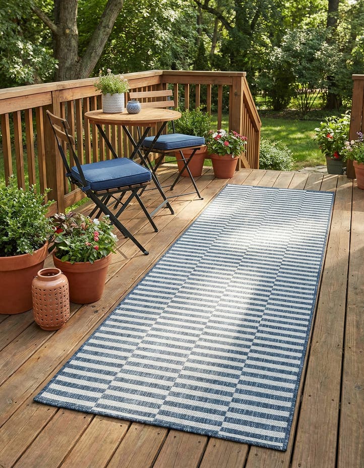 2' 7 x 10' Easy-Clean Ribbon Indoor / Outdoor...
