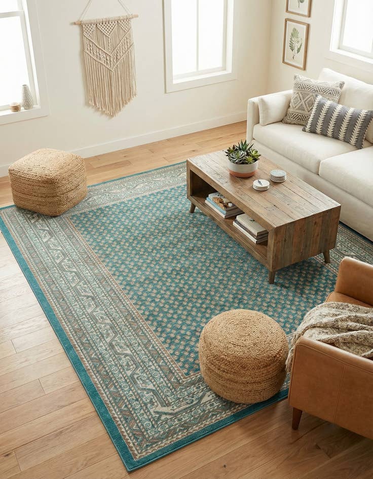 Detail image of 5' x 5' Tribeca Square Rug