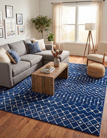 10' x 10' Moroccan Trellis Square Rug
