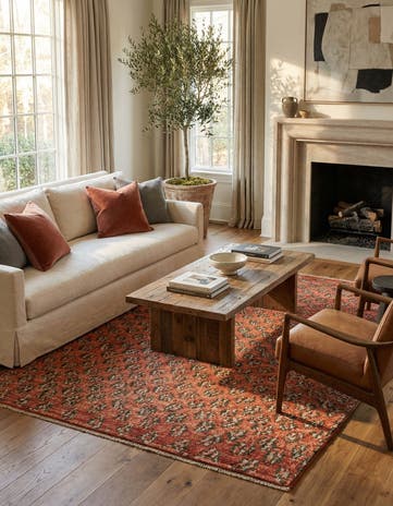 5' 10 x 7' 7 Hand Knotted Darya Wool Rug