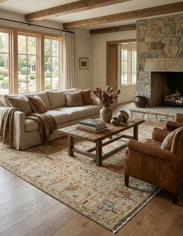 8' x 10' Ariana Wool Rug