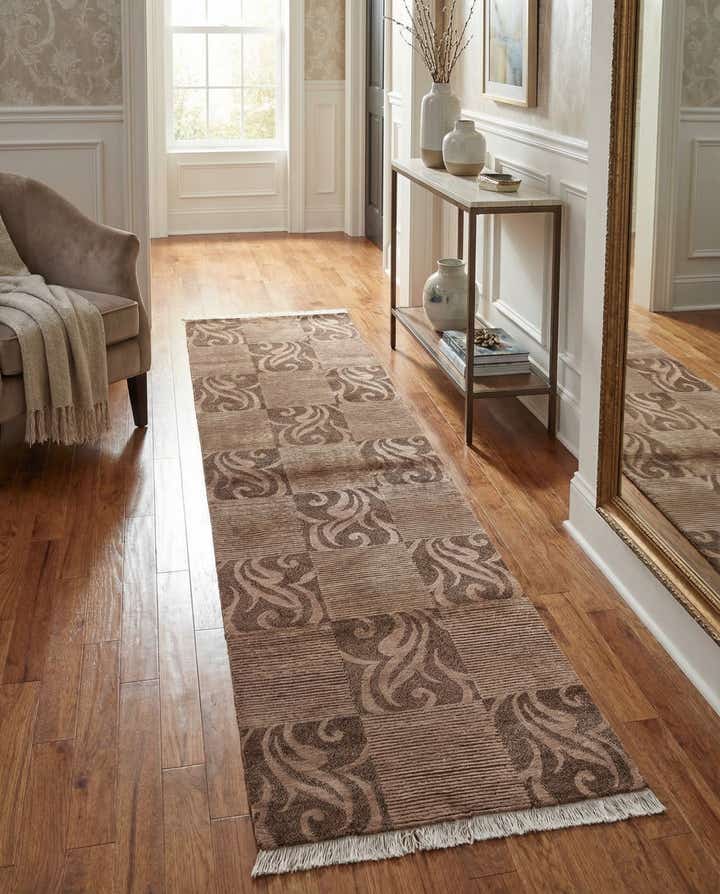 2' 7 x 10' 3 Hand Knotted Darya Wool Runner Rug