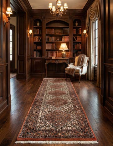2' 4 x 7' 11 Bidjar Wool Runner Rug