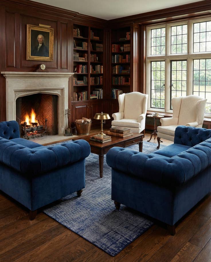 Detail image of 7' 10 x 7' 10 Hand Woven Jill Zarin English Manor Farmhouse Wool Square Rug