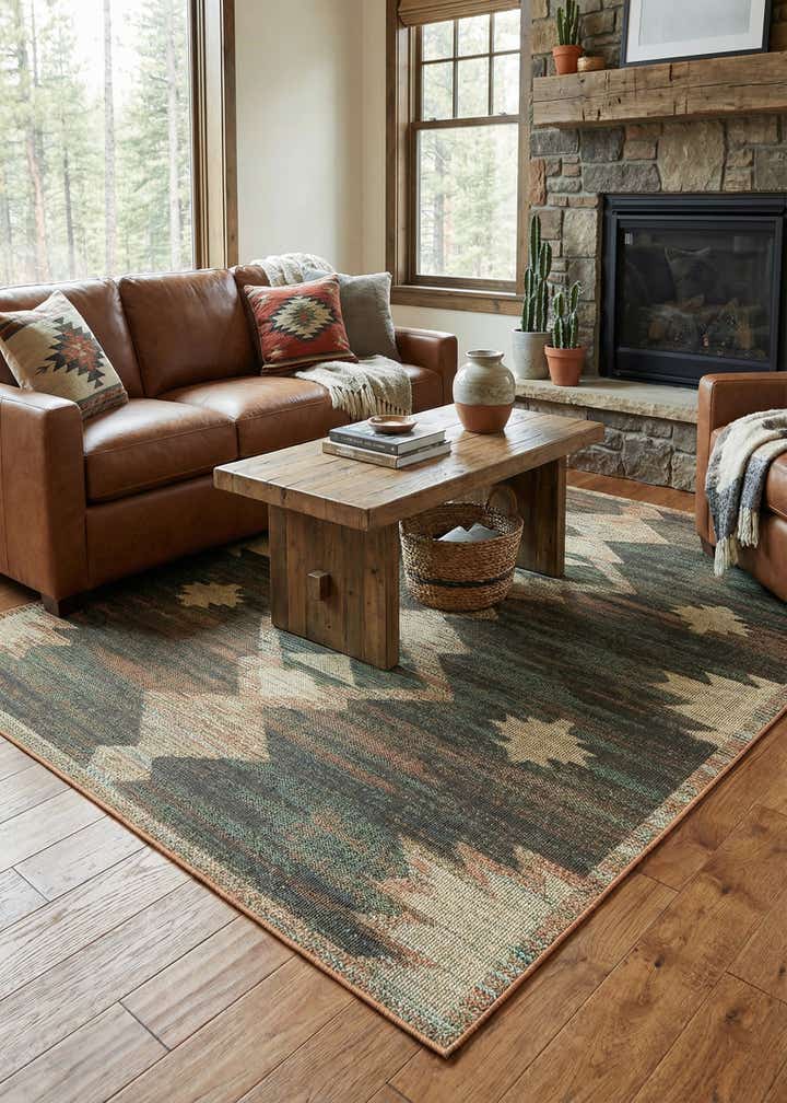 7' 10 x 10' Easy-Clean Baja Indoor / Outdoor Rug