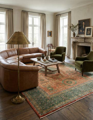 6' 10 x 9' 10 Amina Wool Rug