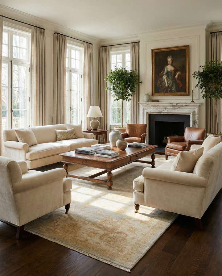 6' 9 x 10' 1 Ziegler Wool Rug