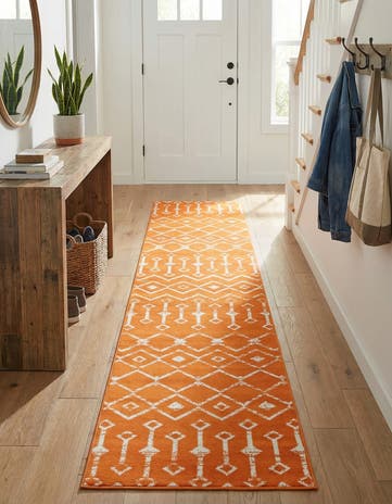 2' x 9' 10 Kasbah Trellis Runner Rug