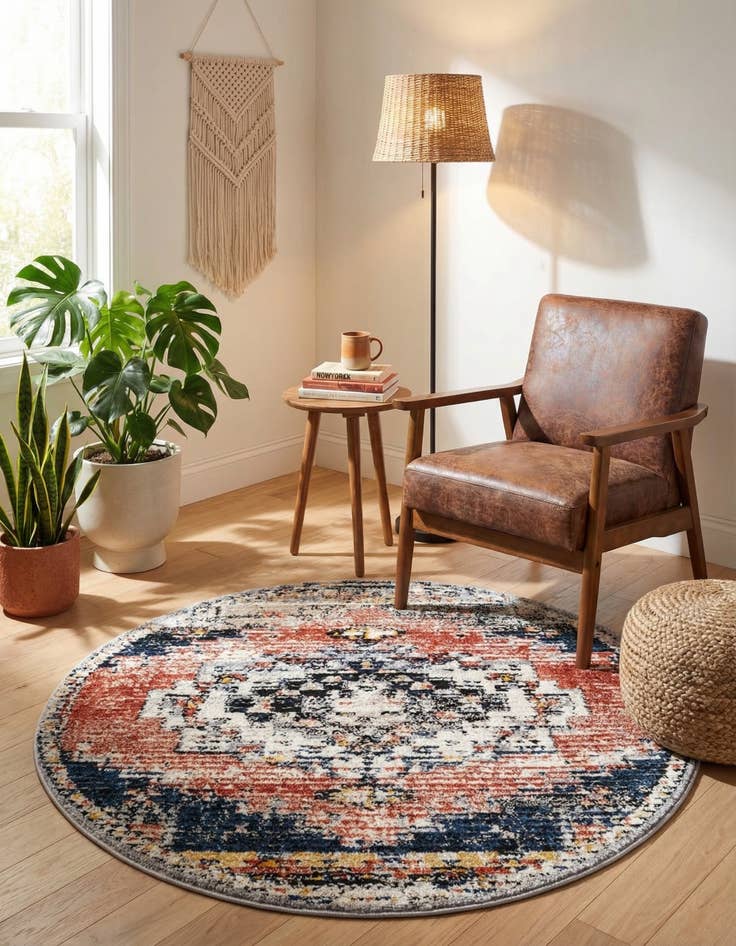 Detail image of  3' x 3' Tucson Round Rug